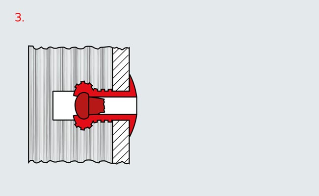 TIFAS Grooved Blindniete Step 3