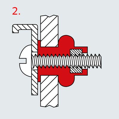 RIV-TI Flex Blindnietmuttern Step 2 RIV-TI Flex Blindnietmuttern Step 2